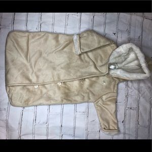 Pottery Barn Kids Infant Faux Shearling Bunting